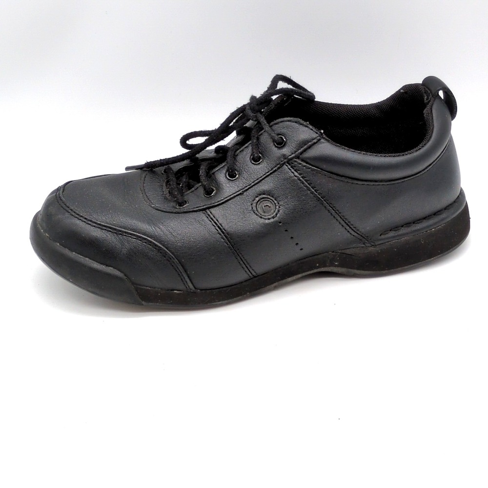 Rockport‎ Sneaker Womens Black 7 Leather Walking Shoes Comfort Lace Up 500657